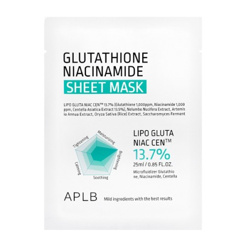 APLB - Glutathione Niacinamide Sheet Mask - 25ml